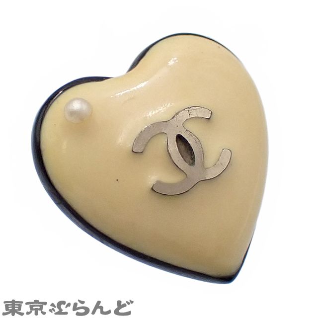 シャネル CHANEL ココマーク ハートモチーフ ピアス 06P ヴィンテージ