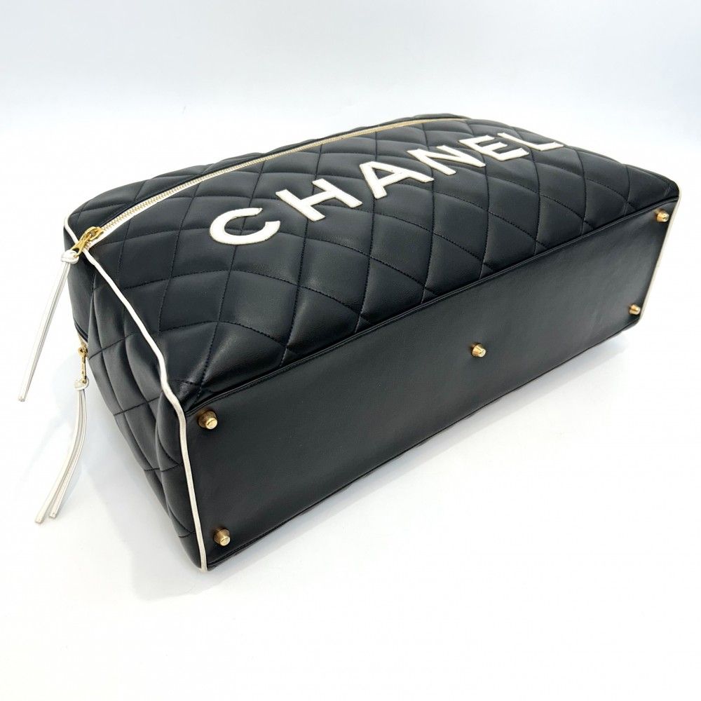 シャネルボストンバッグ スポーツライン ブラックヴィンテージココマーク