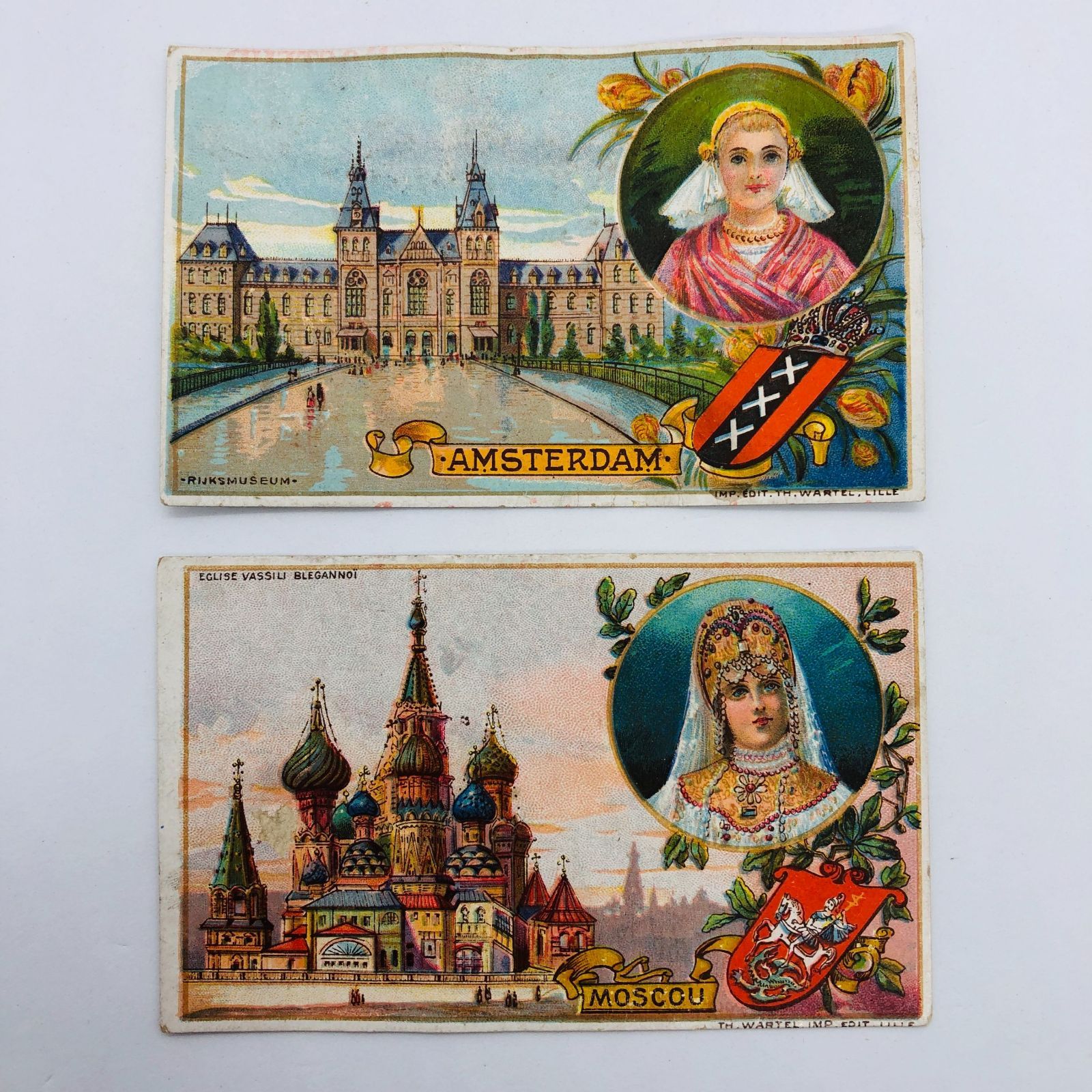 まとめ売り クロモカード ジャンクジャーナル フランス アンティーク 6枚セット! まとめ 】クロモカード フランス アンティーク ※シャンク