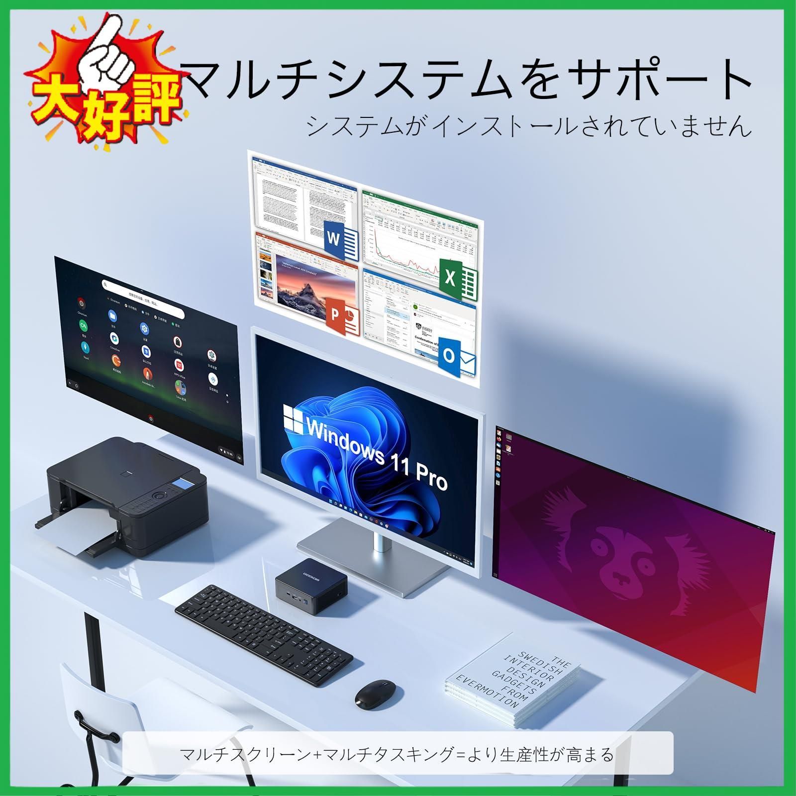 GEEKOM Mini IT8 ミニ PCベアボーンIntel i5-8279U-