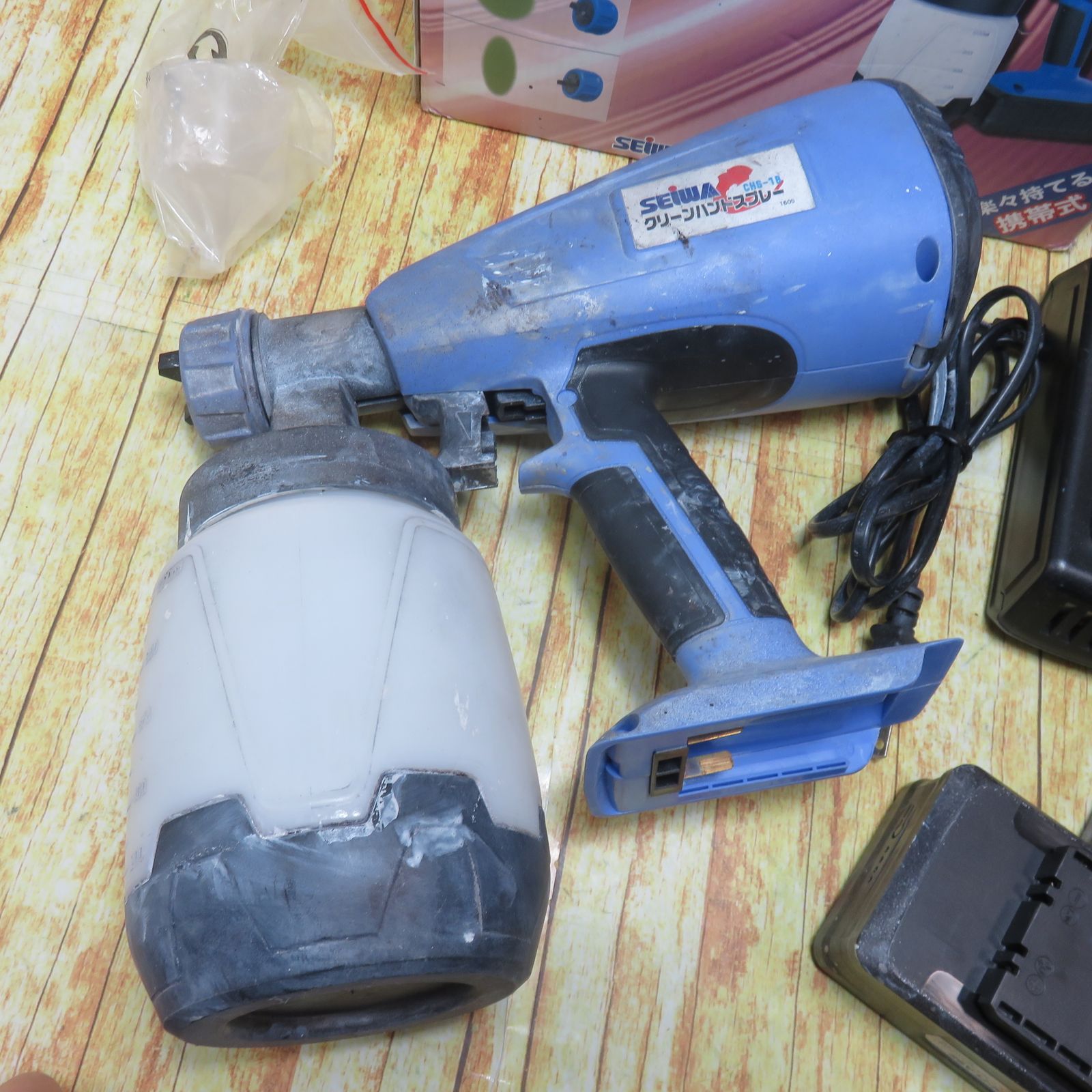 精和産業｜塗装機 バッテリー式 クリーンハンドスプレー CHS-1B【川崎 