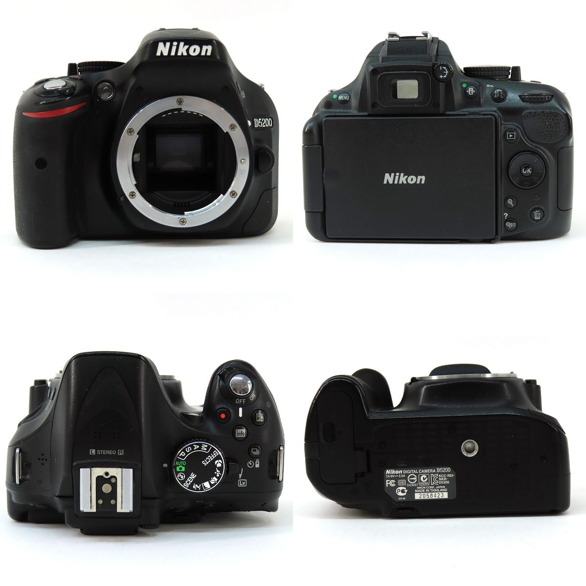 Nikon D5200 デジタル一眼レフカメラセット Nikon ニコン D5200 ボディ デジタル一眼レフカメラ＆AF-S DX NIKKOR