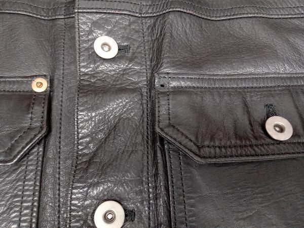 HAROLD'S GEAR／ホースレザージャケット／馬革／Mサイズ／ブラック