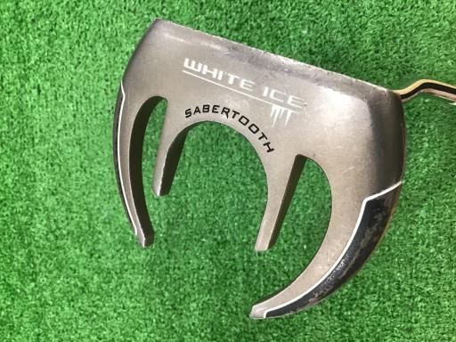 オデッセイ WHITE ICE SABERTOOTH 34インチ パター PT スチール フレックスその他 メンズ 男性用 右利き 右用 Cランク ゴルフクラブ