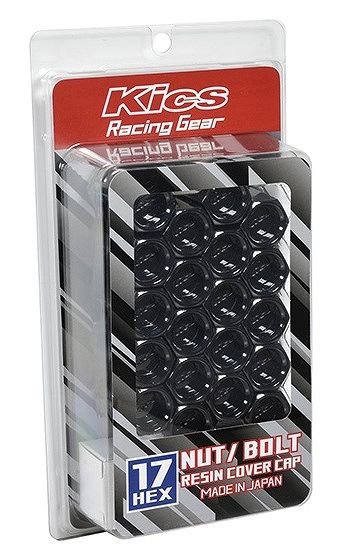 協永産業|KYO-EI 樹脂製カバーナットキャップ Kics ブラック 17HEXナット＆ボルト用 入数 1セット 20個 CRC17K