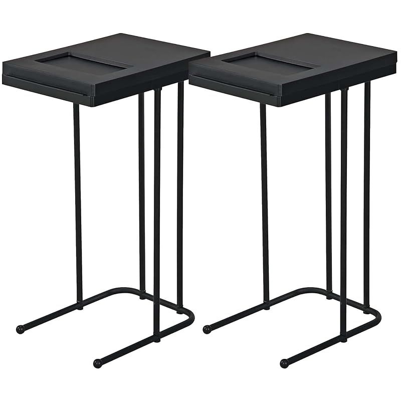 .co.jp 新輝合成 トンボ ユニード ゴミ箱 ゴミ袋 ホルダー L 蓋を開けずにごみを捨てられる ブラック 2個セット 幅23.5×奥行33.5×高さ55.5cm 蓋付き 分別 日本製