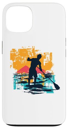 iPhone13SUPサーフィンスタンドアップパドルアートパドルボードSUPスマホケース