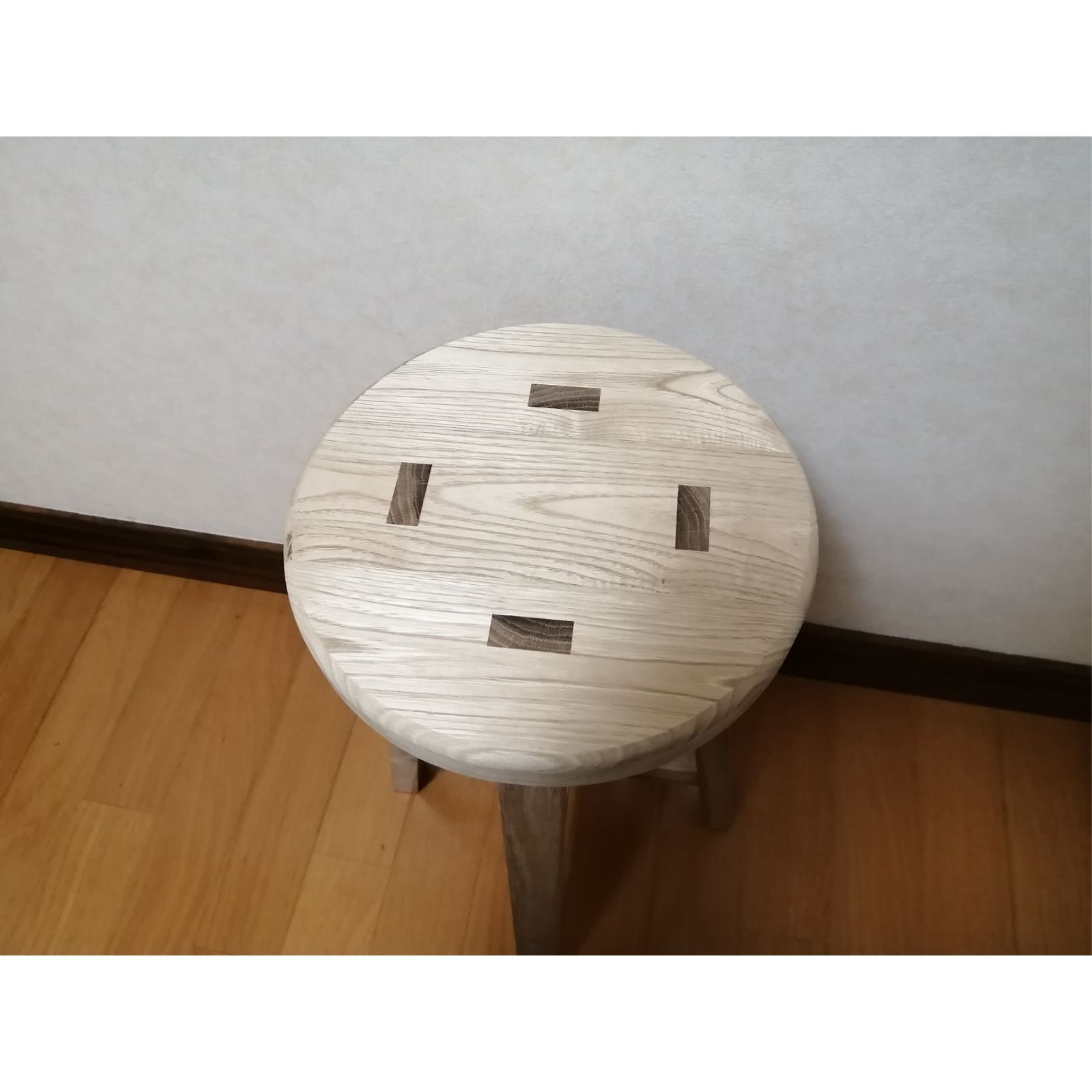 栗材スツール 高さ52cm 丸椅子 stool 栗材スツール 高さ52cm 丸