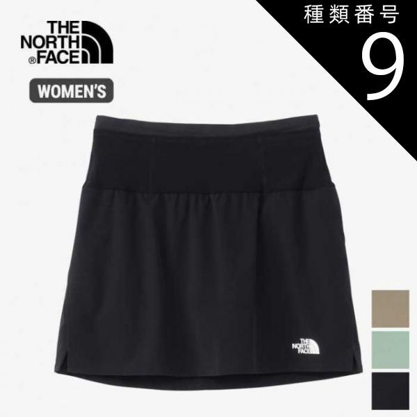 種類9 K S ザ ノース フェイス レディース エンデュリスレーシングスカート THE NORTH FACE NBW62481 END RACING SKIRT インナー付きスカートランニング マラソン トレイル 軽量 ストレッチ S M L メ