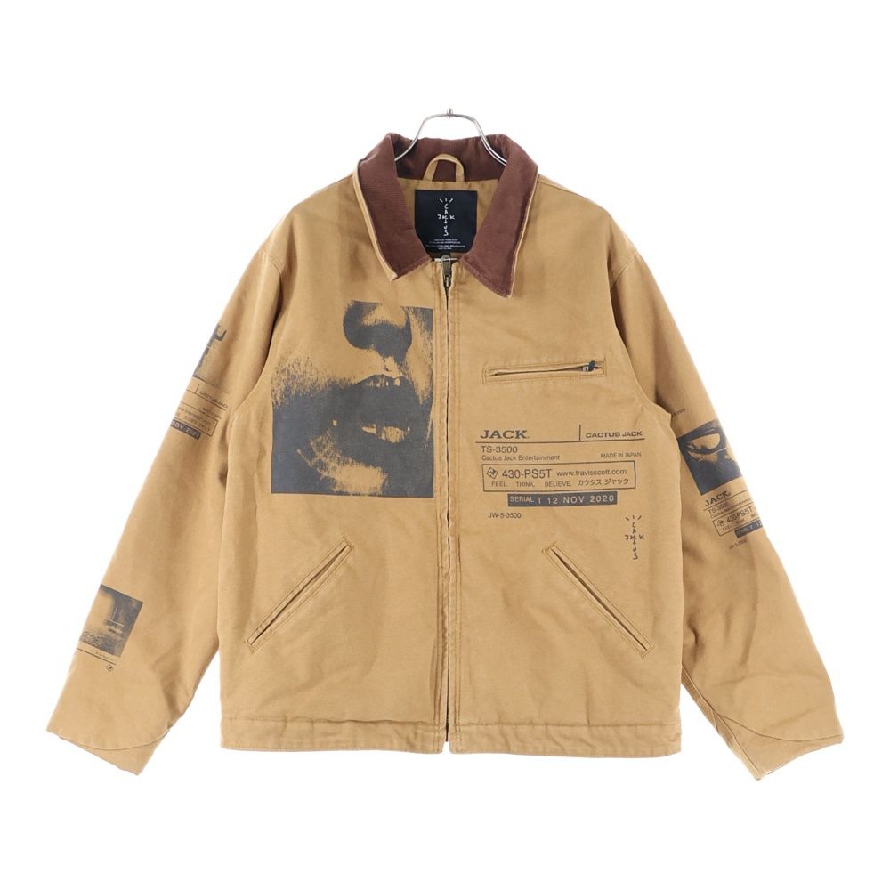 Cactus Jack カクタスジャック Travis Scott System Work Jacket トラヴィススコット システム ワークジャケット ブラウン
