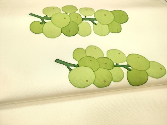 平和屋着物●塩瀬　九寸名古屋帯　ろうけつ染め　作家物　手描き　成り物　金彩　正絹　逸品　DAAX8727cm 平和屋着物○塩瀬 九寸名古屋帯 ろうけつ染め 作家物 手描き 成り物 金彩