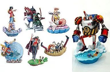トレーディングフィギュア 全6種セット ボーナスパーツ完成品 ワンピース LOGBOX 騒乱の魚人島編