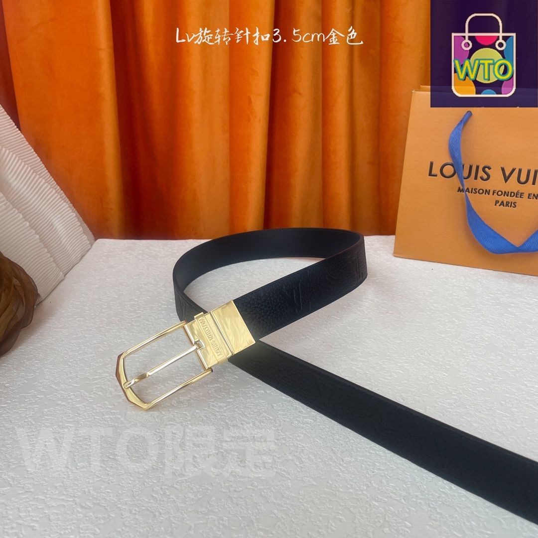 今日WTO】Louis Vuitton ルイヴィトン レザーベルト-1 - メルカリ