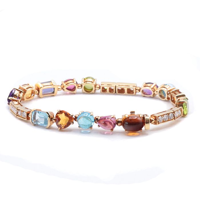 BVLGARI ブルガリ アレグラ ブレスレット マルチストーン BVLGARI ブルガリ アレグラ ブレスレット マルチストーン