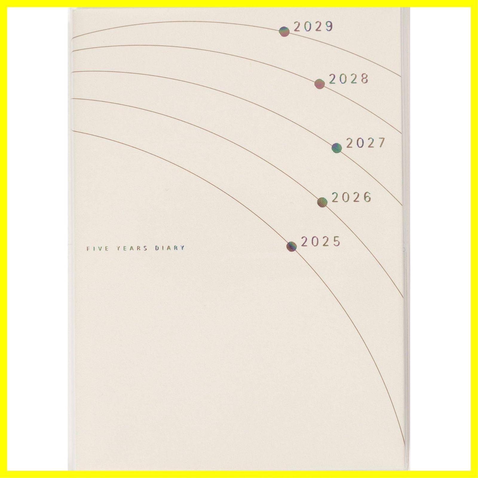 1月始まり) (2025年 No.19 5年日記 B6 2025年 手帳 高橋