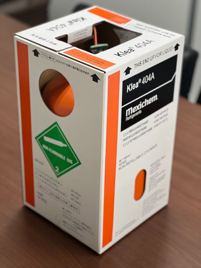 消費税込ダイキン工業製新冷媒フロンガスR404A 10kg入 NRC容器 大得価，