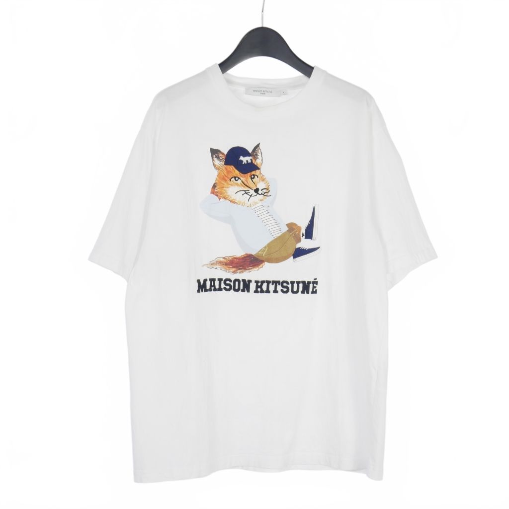 メゾンキツネ MAISON KITSUNE ドレスドフォックス プリント T