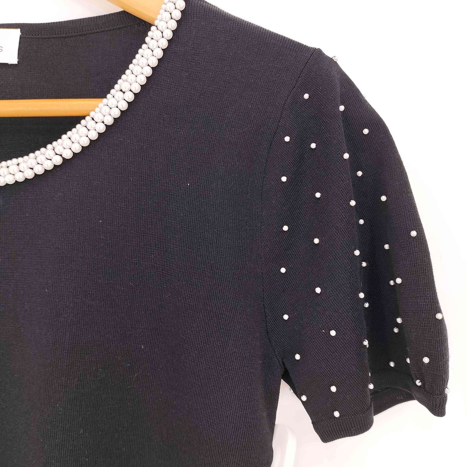 古着 courreges クレージュ 半袖 サマーニット ゴルフ (38) 古着 courreges クレージュ 半袖 サマーニット ゴルフ (38