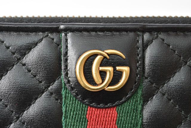 グッチ メンズ/レディース 長財布/ダブルG キルティングレザー