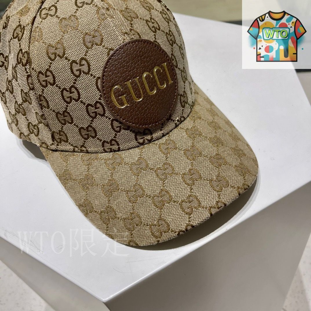 今日特価】GUCCI グッチ 2023 刺繍ベースボールキャップ-2