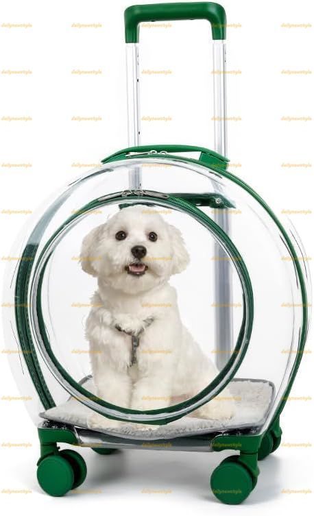 人気推薦◆犬 キャリー 犬猫兼用キャリーカート キャスター付き 中型犬?小型犬対応 キャリー?コンテナ 6kgまで ペットキャリー 犬用キャリ
