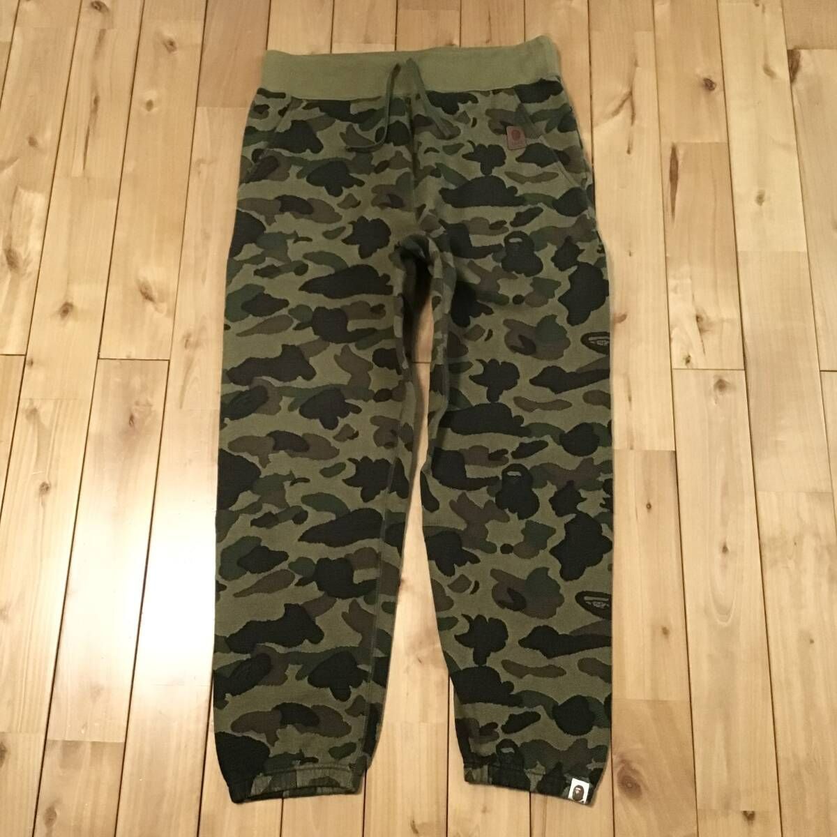 Jacquard camo スウェットパンツ Lサイズ a bathing ape BAPE 1st camo 