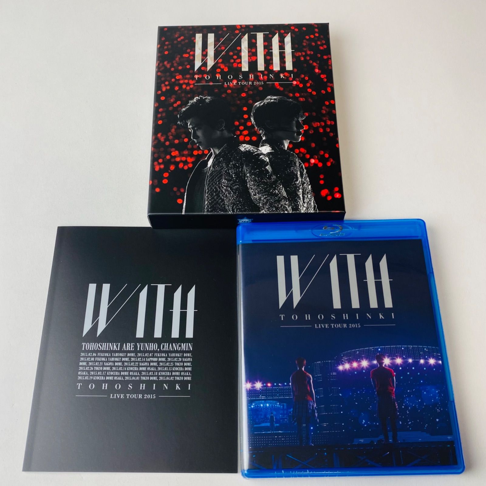 Amazon.co.jp: 東方神起 LIVE TOUR 2015 WITH(DVD3枚組)(初回