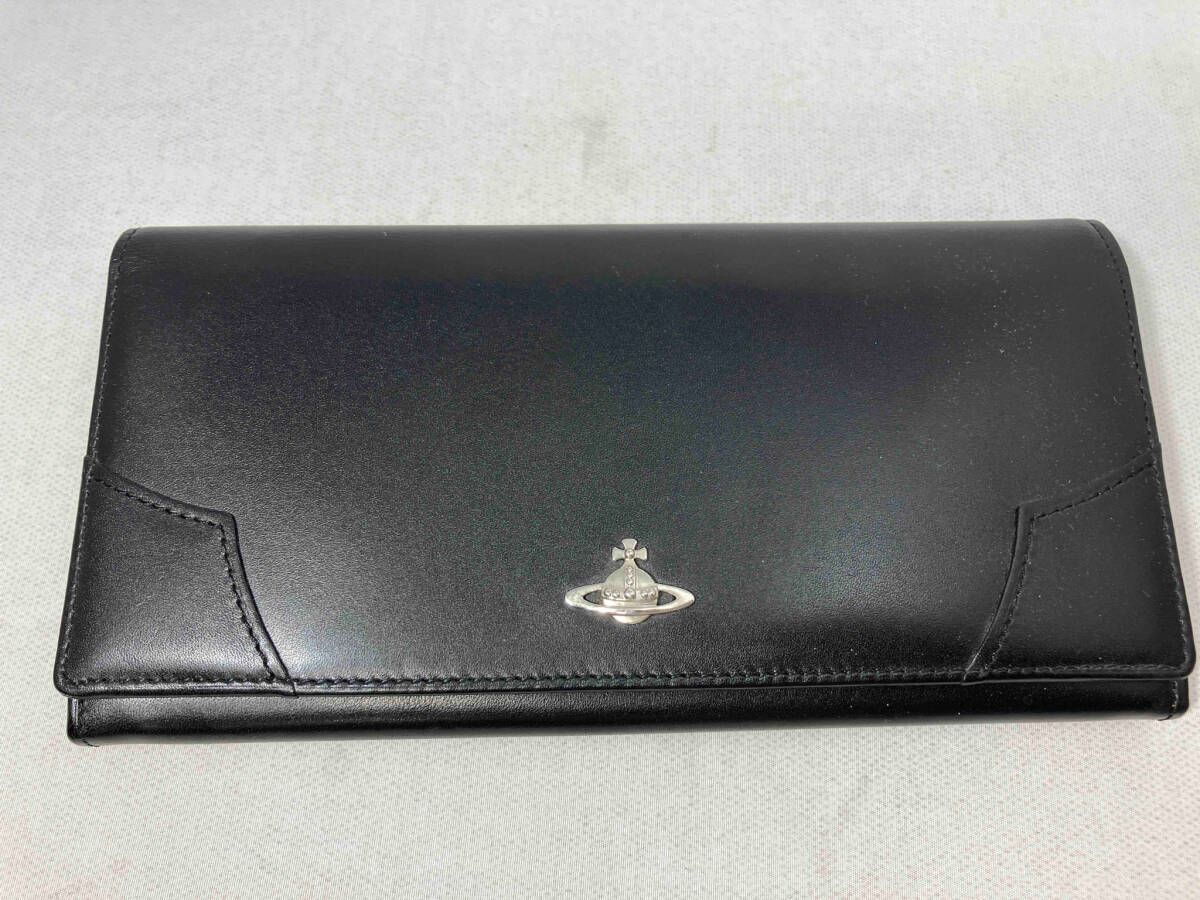 新品♡ Vivienne Westwood 955VW306長財布ブラック Vivienne Westwood 長財布 955VW306 無地 黒