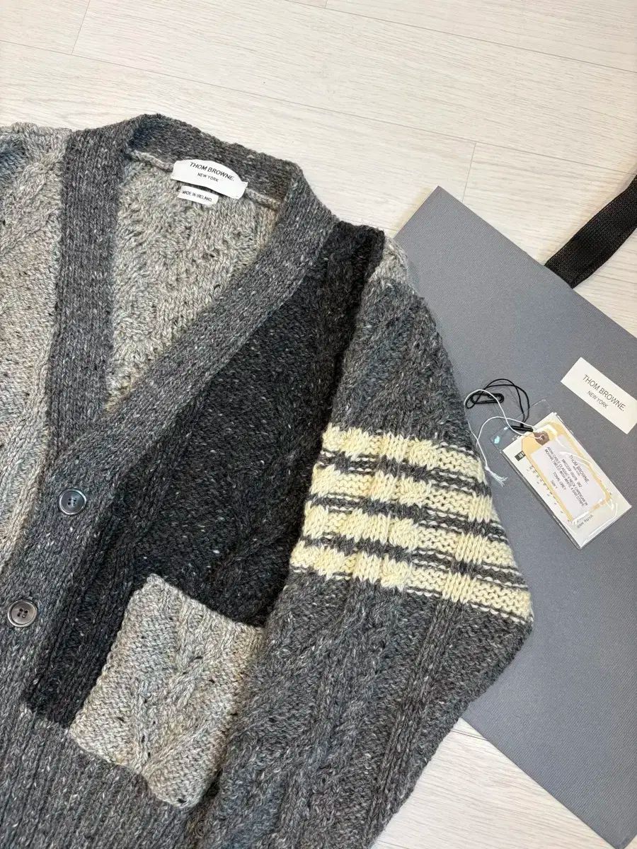百貨店 トム ブラウン アランケーブル カーディガン