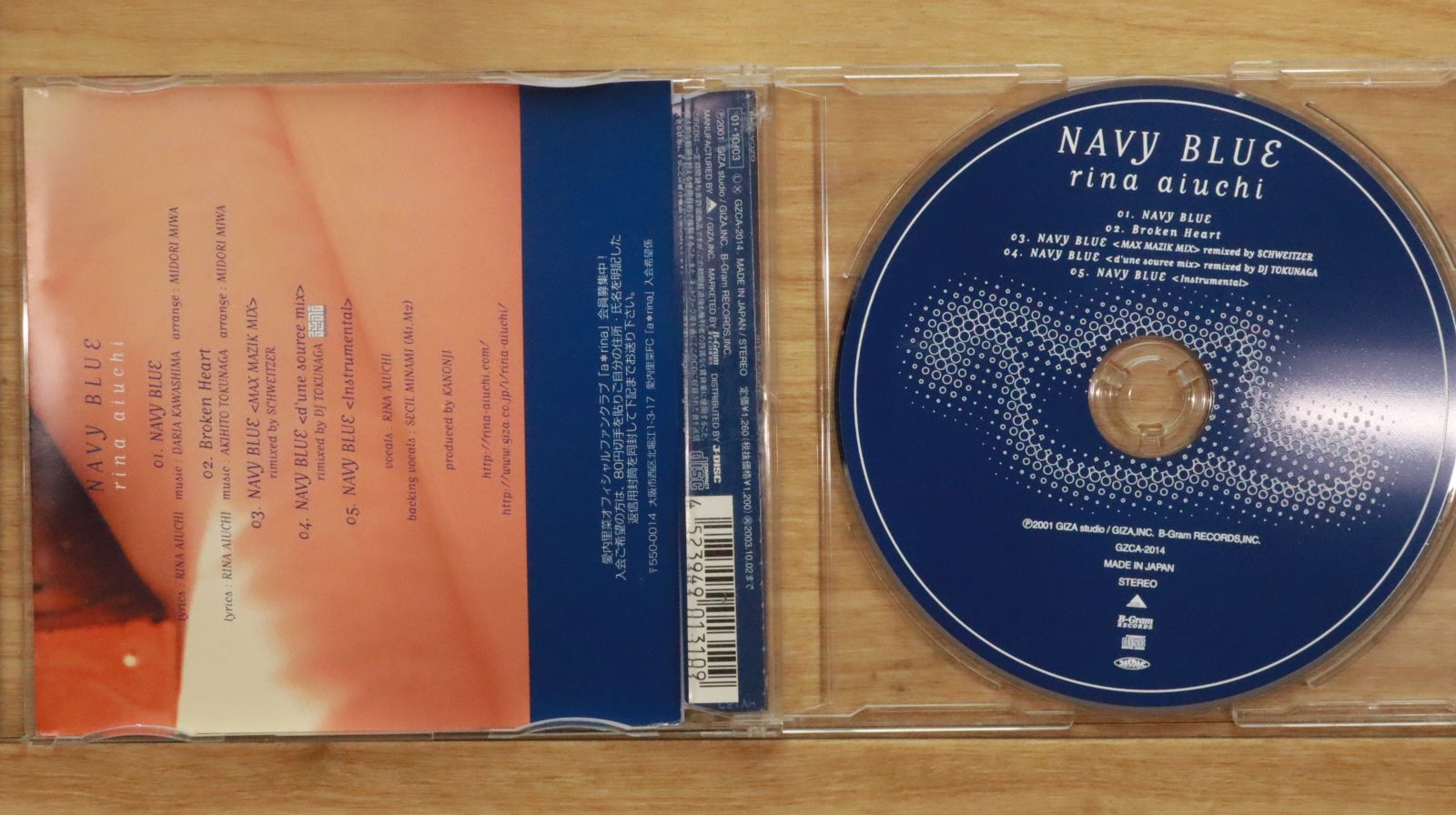 国内盤CD☆愛内里菜/RINA AIUCHI□ NAVY BLUE 【GZCA2014