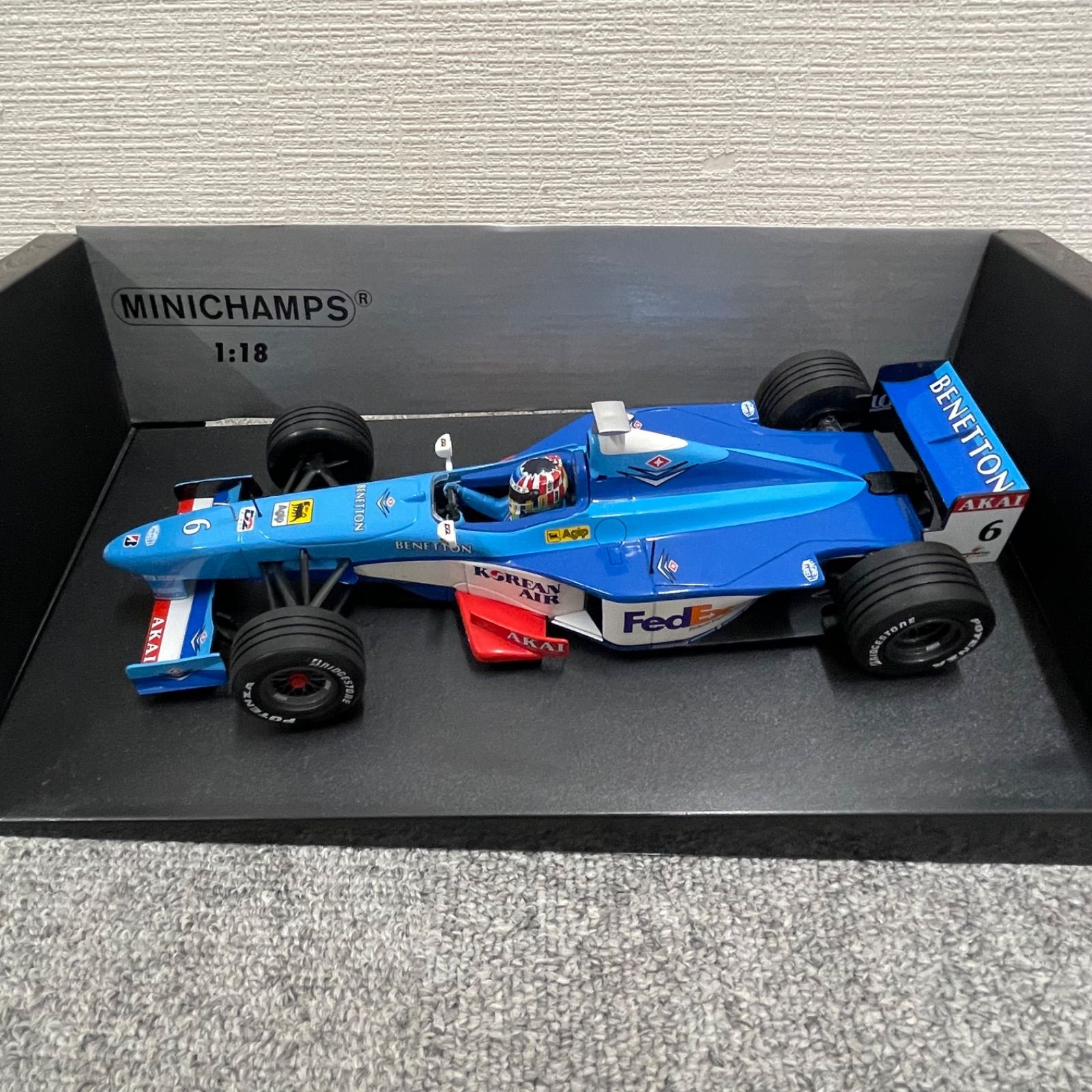 MINICHAMPS ベネトン F1 ミニカー 1:18 1/18 Minichamps 1995 Formula 1 Benetton Renault B195 #1