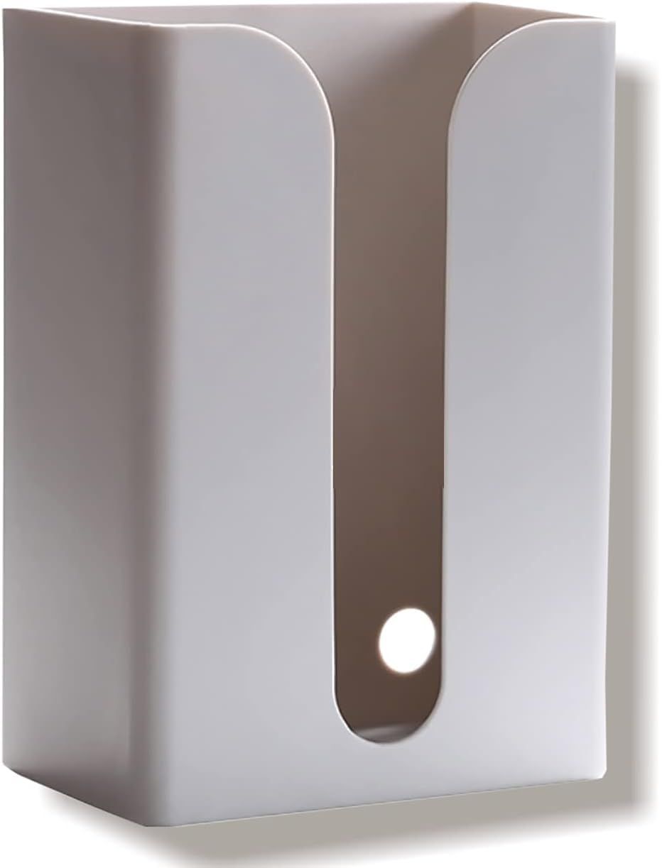 D・STONE ペーパー タオル ホルダー ティッシュ ケース キッチン 吊り下げ 壁掛け 収納 シンプル 工事不要 壁面収納可 10セット (グレー) 