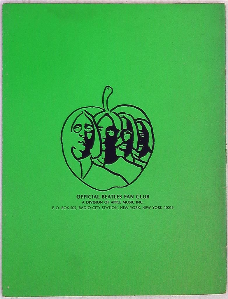 OFFICIAL BEATLES FAN CLUB 1971