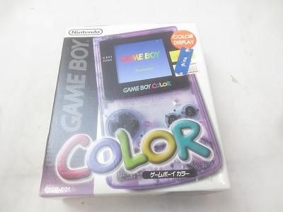 ゲーム ゲームボーイ 本体 NUS-001 クリアパープル 動作品 き