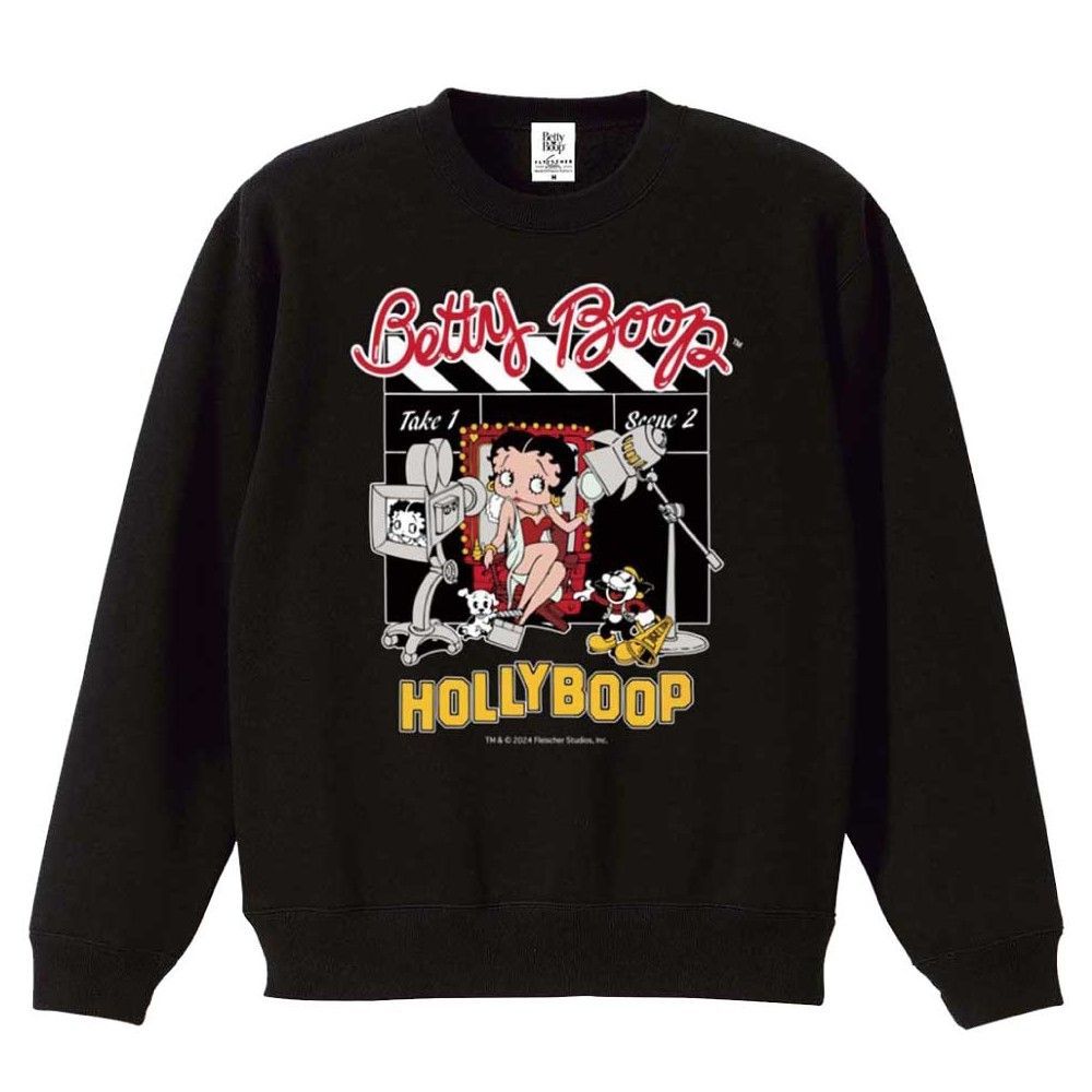 BETTY BOOP SWEAT SHIRTS【HOLLY BOOP】 スウェット トレーナー /秋冬 べティ アメリカン雑貨
