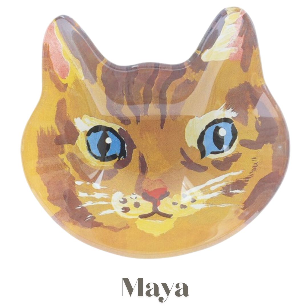 Nathalie Lete / ナタリー・レテ】＼4点セット／Cat face glass plate
