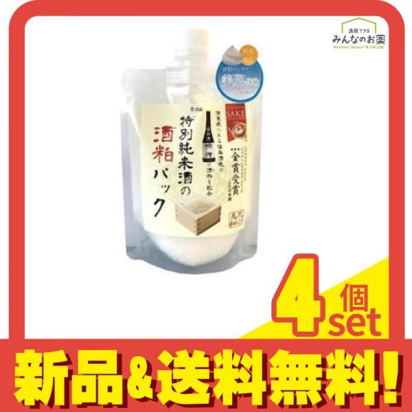 e-na 特別純米酒の酒粕パック 170g 4個セット まとめ売り