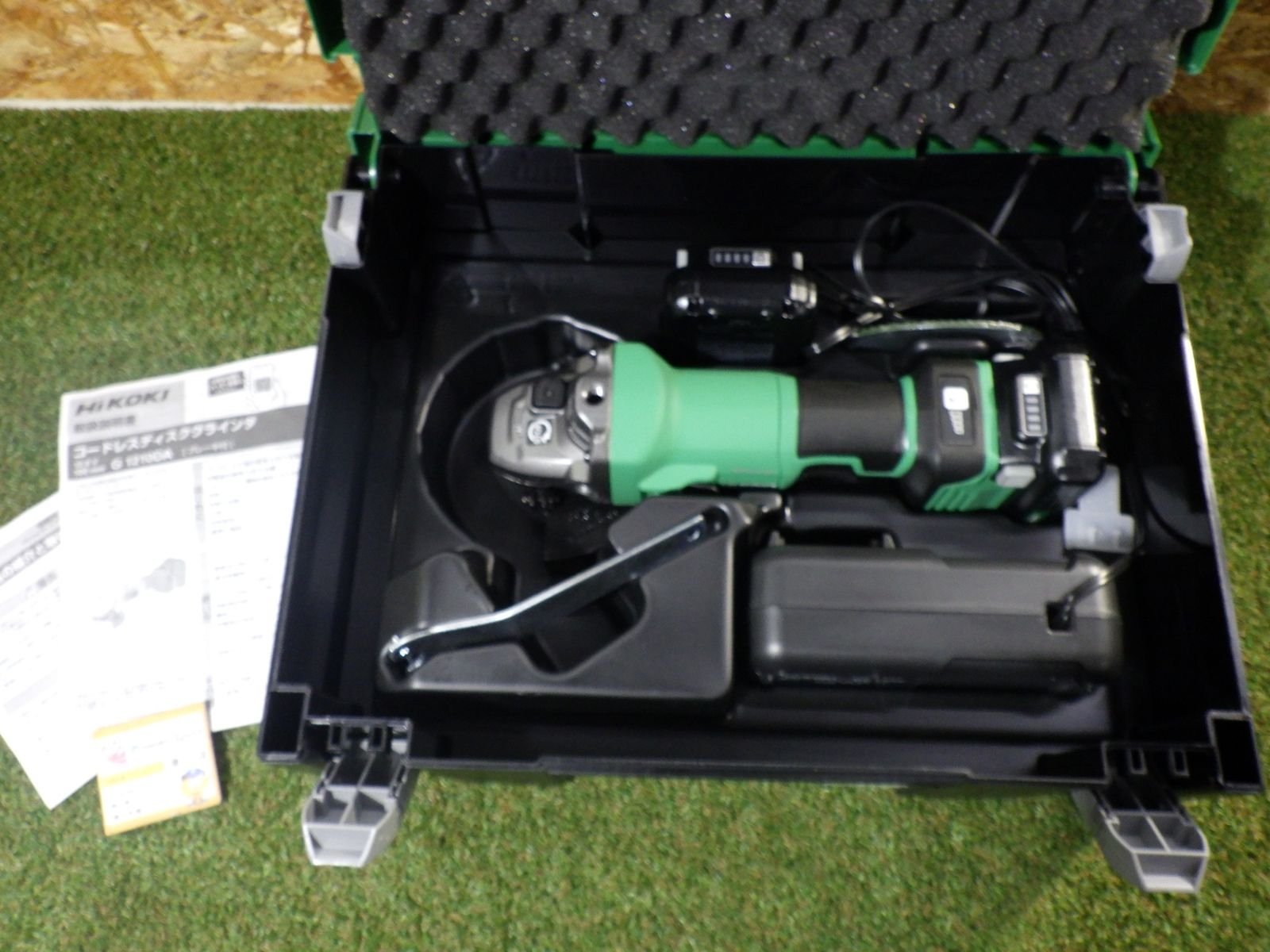 ハイコーキ 10.8V コードレスディスクグラインダ G1210DA 2LSK 蓄電池2個 充電器 システムケース2付き 電動工具 ♥に近い