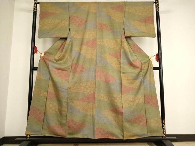 平和屋着物□極上 男性 角帯 山吹茶色地 逸品 DZAA8048kh5