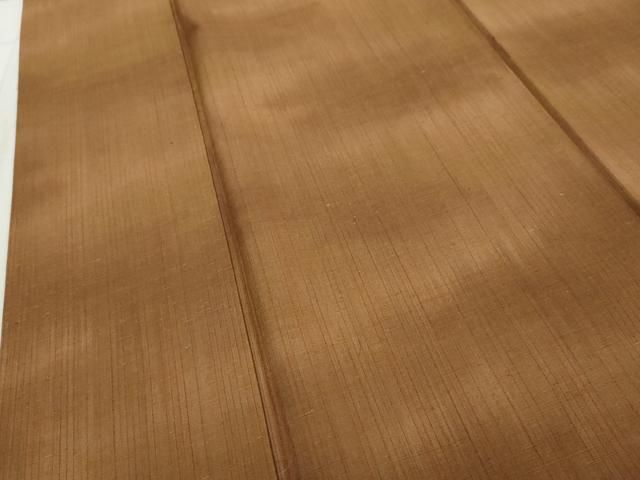 平和屋着物○上質な紬 色無地 今様色 正絹 逸品 AAAY1793np