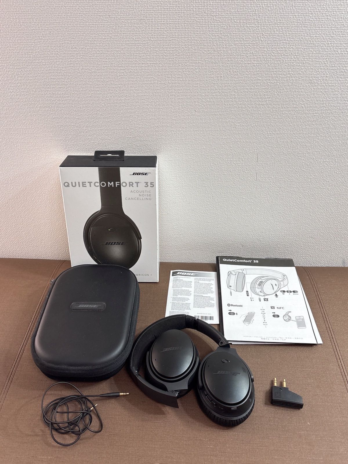 専用！】Bose QuietComfort 35 ブラック BOSE QC35 BLACK ワイヤレス