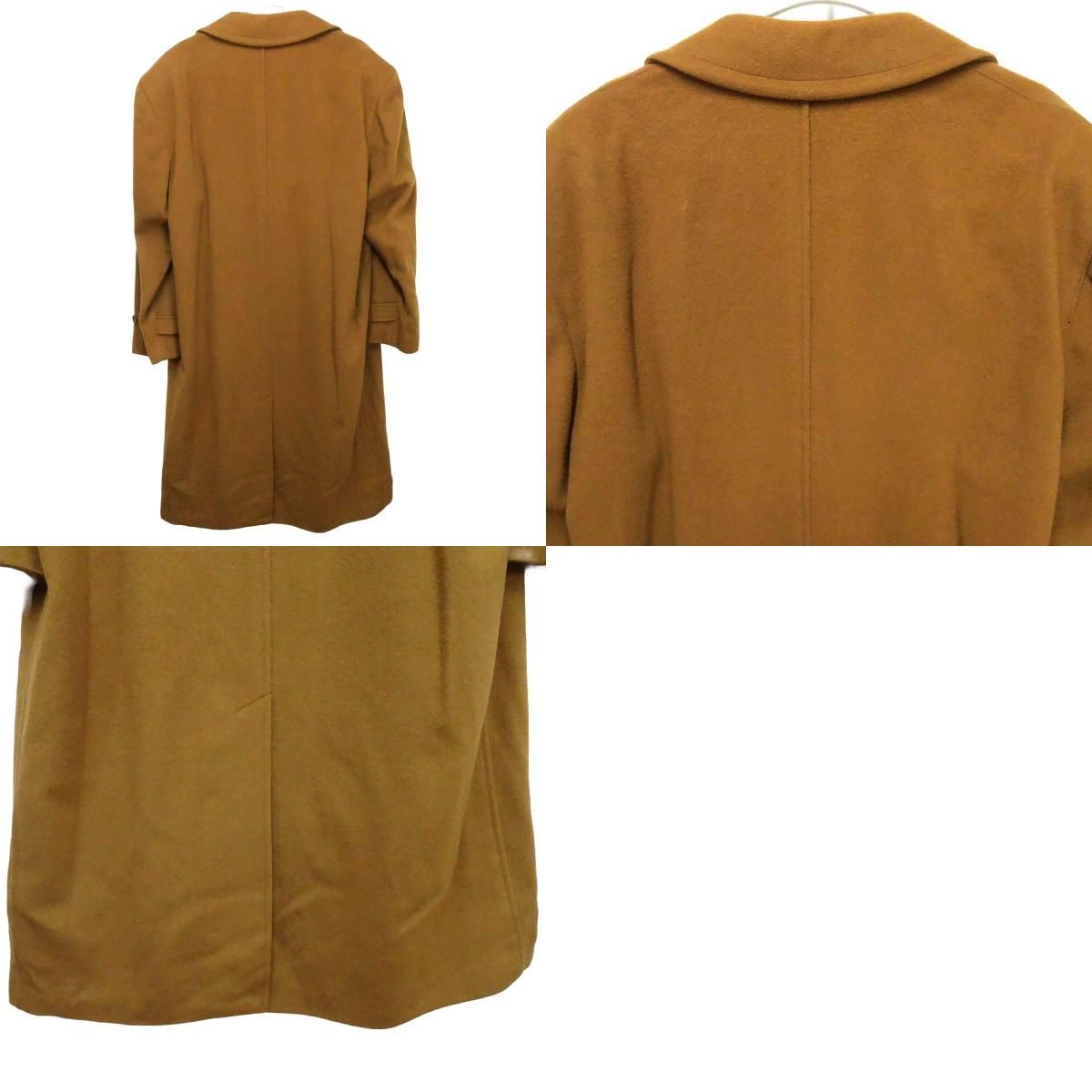 セリーヌ カシミヤ混 チェスターコート TRIESTE 52 キャメル