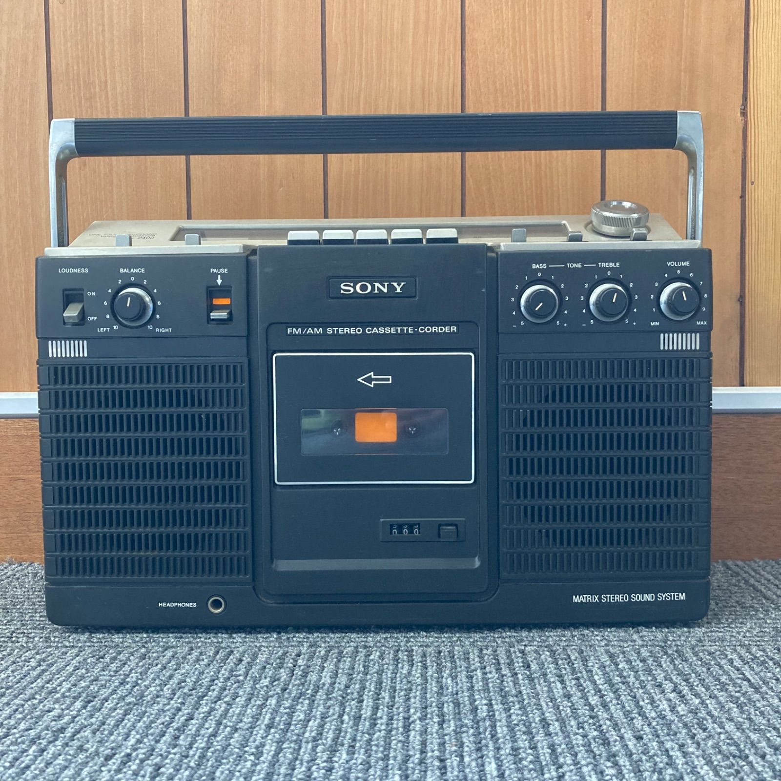SONY CF-2400 ラジカセ SONY ソニー CF-2400 ラジカセ 現状渡し T41