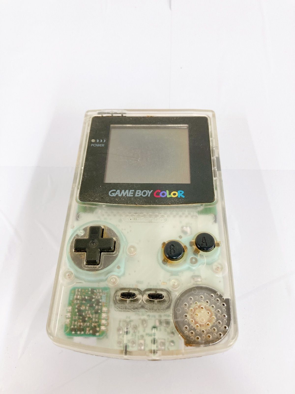÷ 動作未 ゲームボーイ 本体 スケルトン ゲーム機本体 1