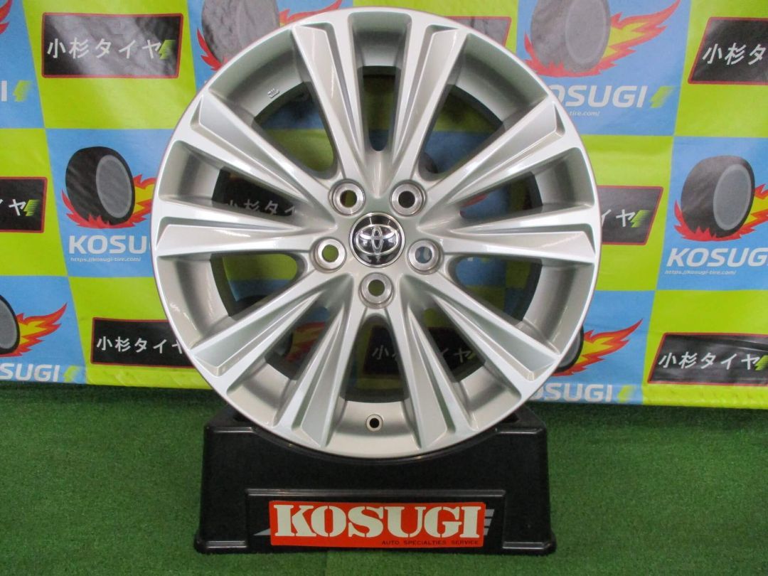 トヨタ 30系アルファード純正 7.5J-18 5H114.3 45 30系アルファード ヴェルファイアなど ホイール 4本 Y91 大和店