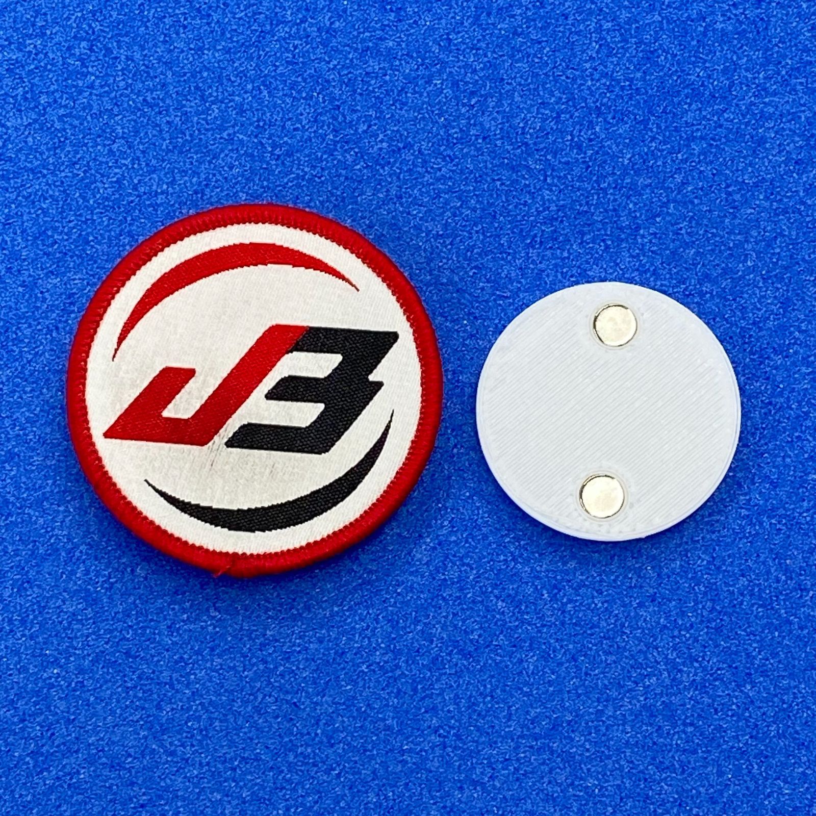 10個Set JPBA プロ用 マグネット式 ワッペン取付けプレート 標準サイズ ☆JPBA プロ用 マグネット式 ワッペン 取付けプレート 標準