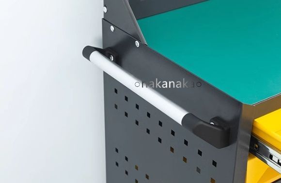 カー修理用ツールカートの引き出しハードウェア修理用手押し箱多機能移動式重型ツール低キャビネット作業台