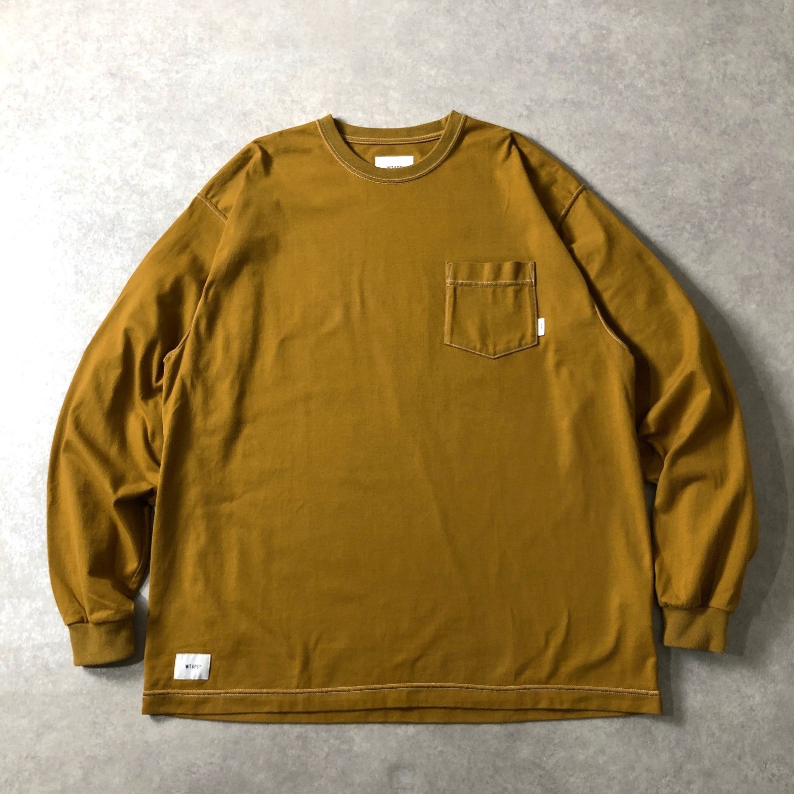 WTAPS 03 ポケット付ステッチ L/S Tシャツ ロンT ダブルタップス