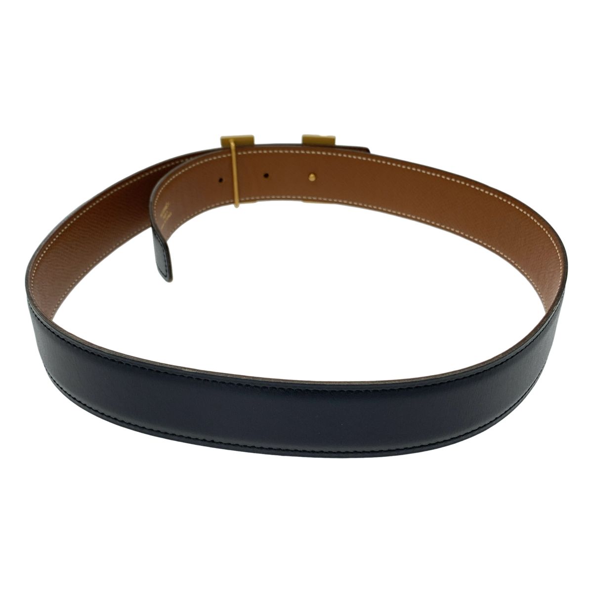 美品 HERMES エルメス ベルト レザー ゴールド金具 レディース メンズ