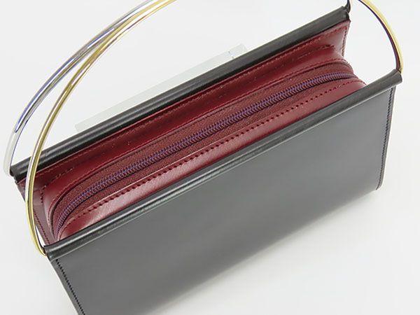 カルティエ Cartier ヴィンテージ トリニティ レザー ミニハンドバッグ